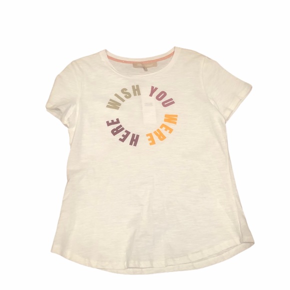 NWT Chloe & Jasmine shortsleeved vintage vibe graphic white T-shirt size large - Picture 6 of 8